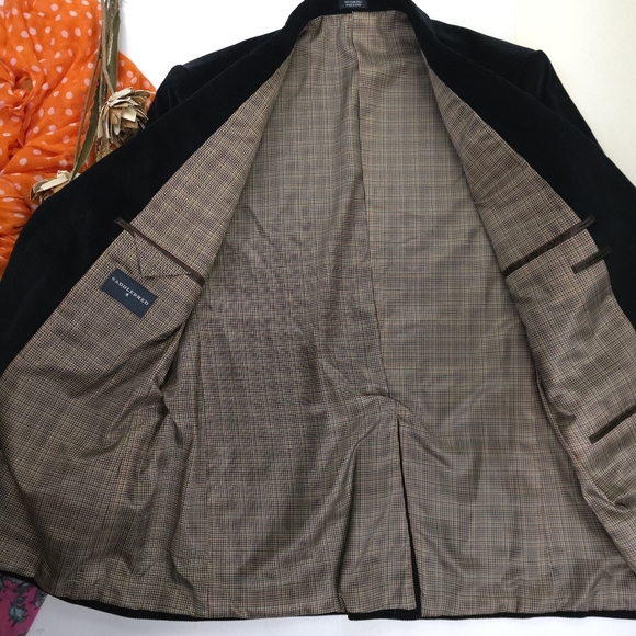 Saddlebread Men's Black Cordury Sports Coat Sz 44R - Picture 9 of 9